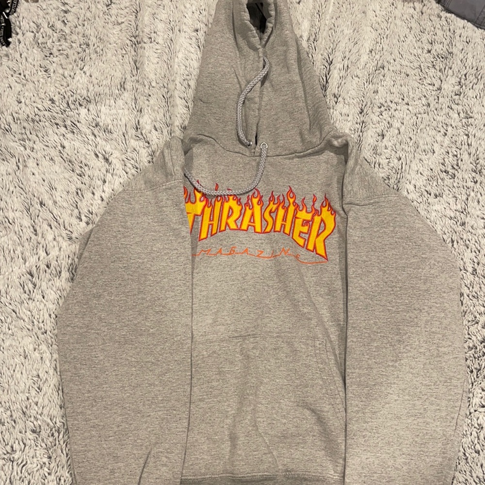 Grey Thrasher Hoodie